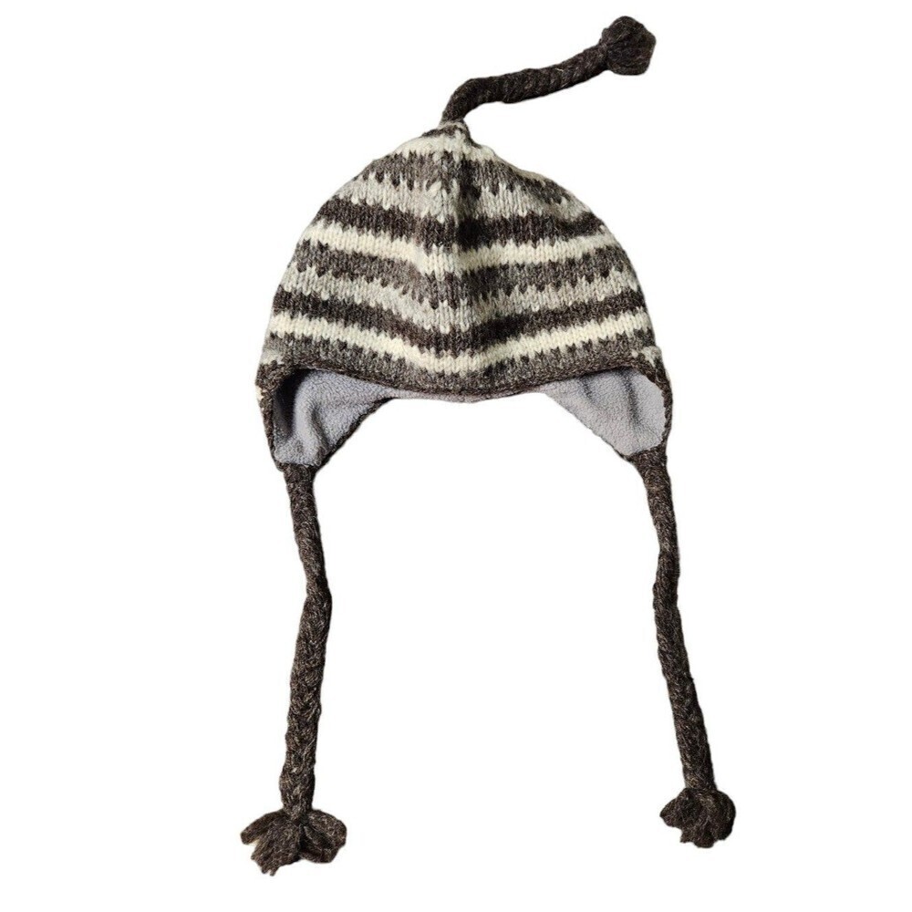 Everest Designs 100% Wool Winter Earflap Hat